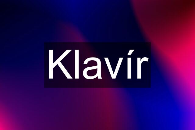 Klavír