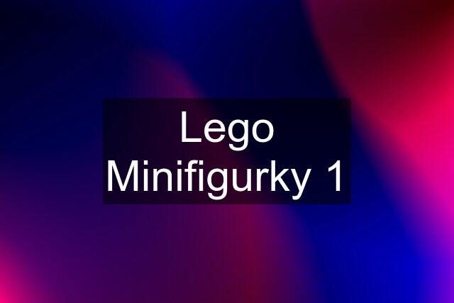 Lego Minifigurky 1