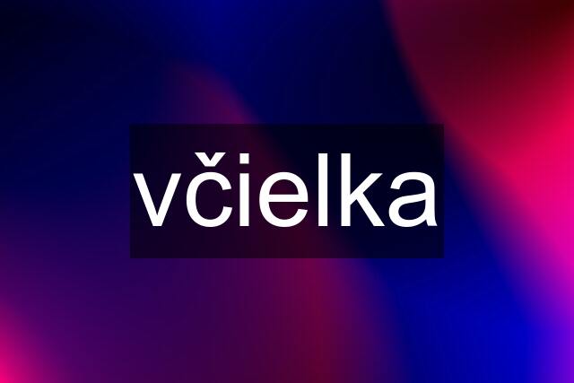 včielka