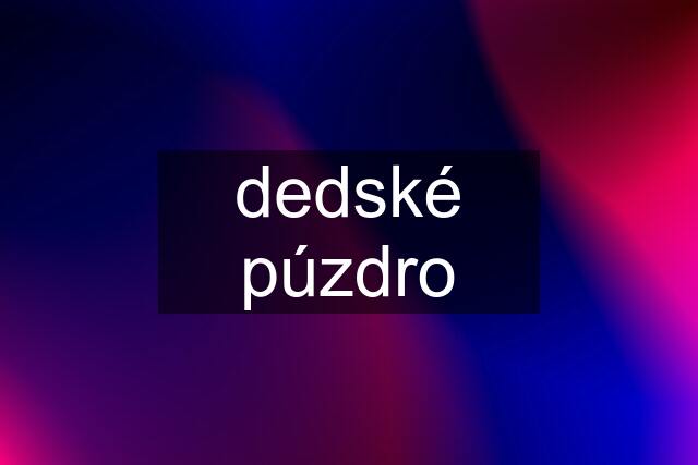 dedské púzdro