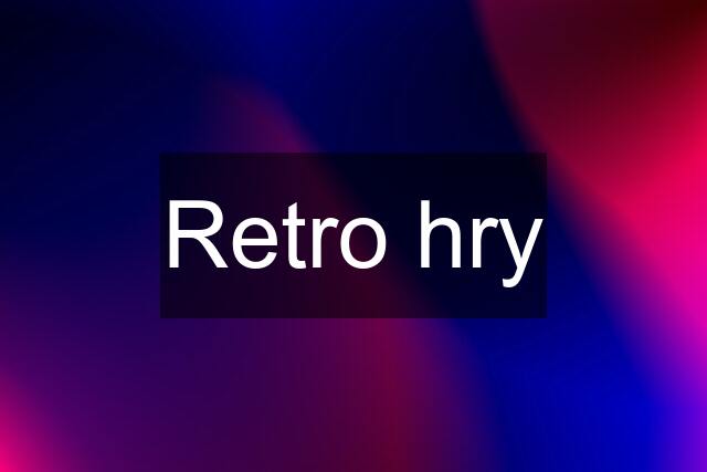 Retro hry