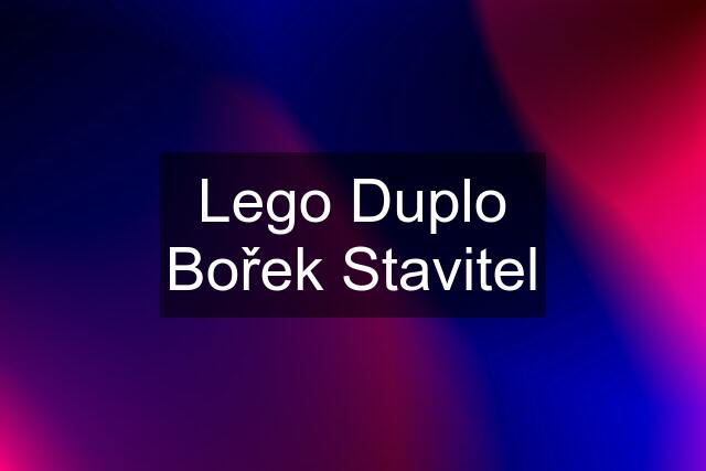 Lego Duplo Bořek Stavitel