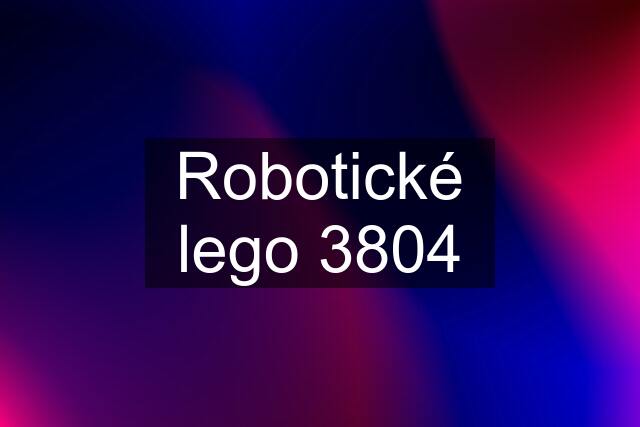 Robotické lego 3804