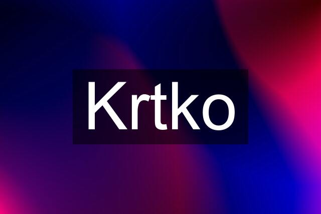 Krtko