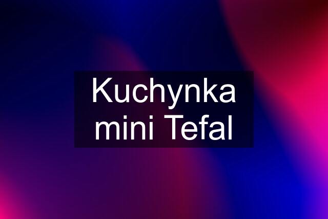 Kuchynka mini Tefal