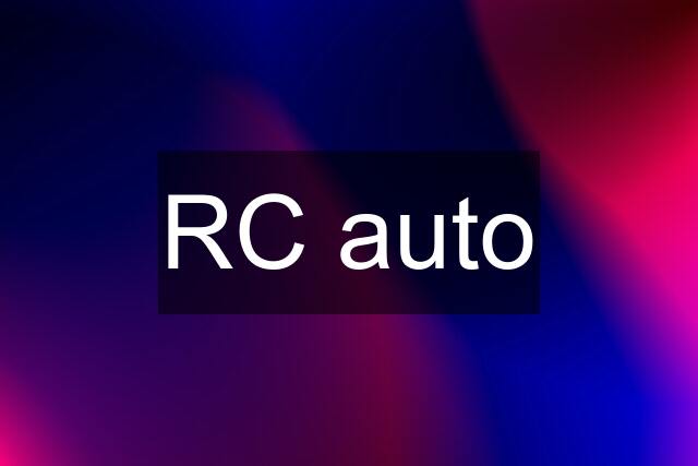 RC auto