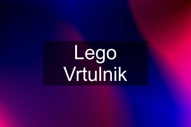 Lego Vrtulnik