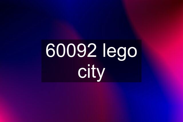 60092 lego city