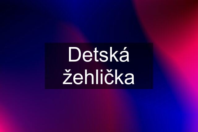 Detská žehlička