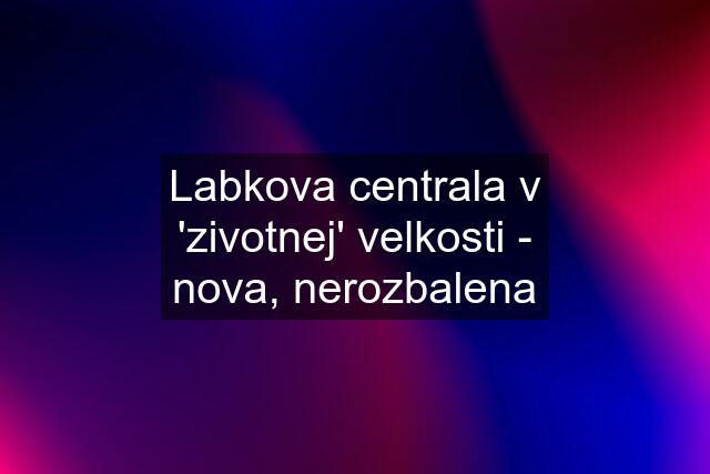 Labkova centrala v 'zivotnej' velkosti - nova, nerozbalena