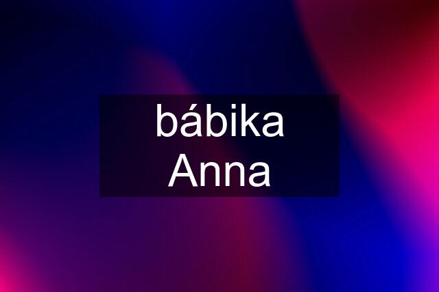 bábika Anna