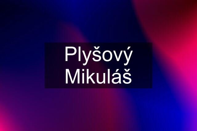 Plyšový Mikuláš