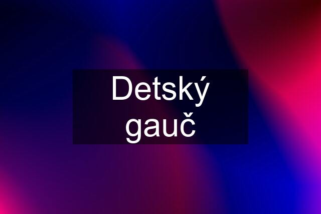 Detský gauč