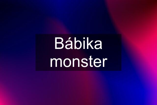 Bábika monster