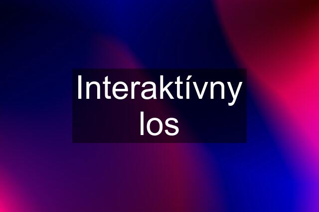 Interaktívny los