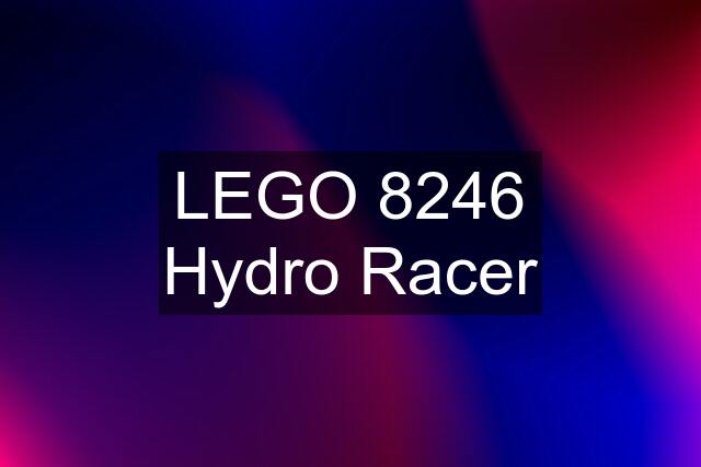 LEGO 8246 Hydro Racer