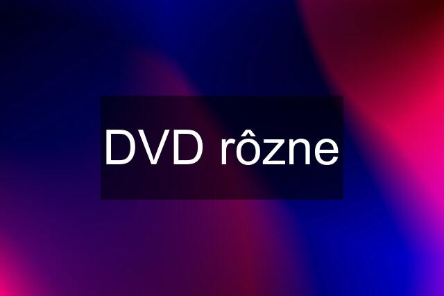 DVD rôzne