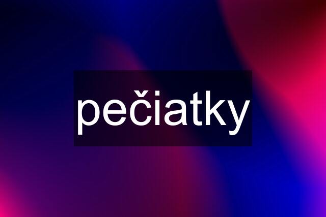 pečiatky