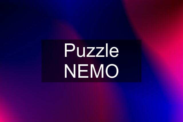 Puzzle NEMO