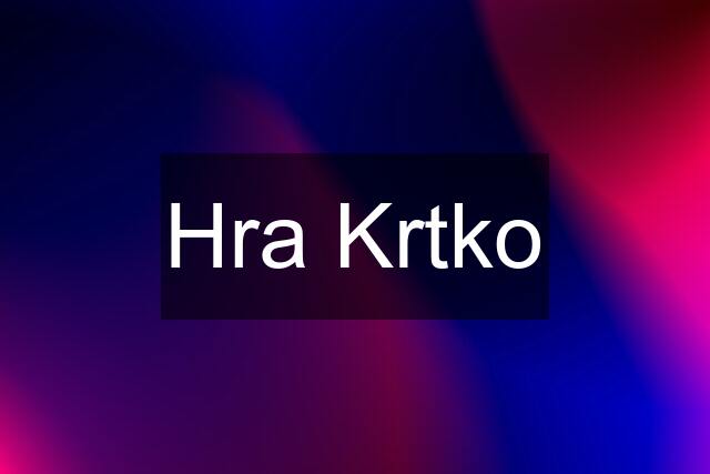 Hra Krtko