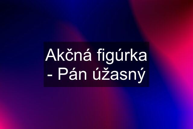 Akčná figúrka - Pán úžasný