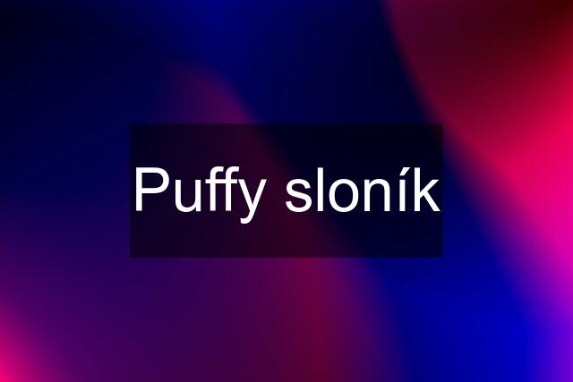 Puffy sloník