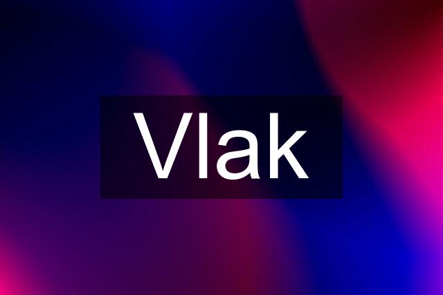 Vlak