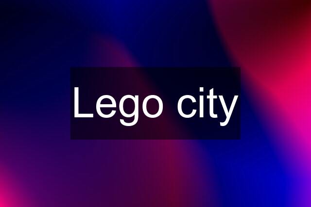 Lego city