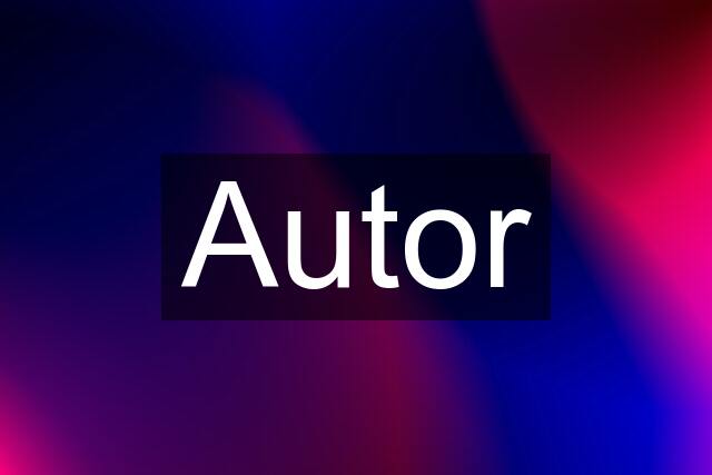 Autor