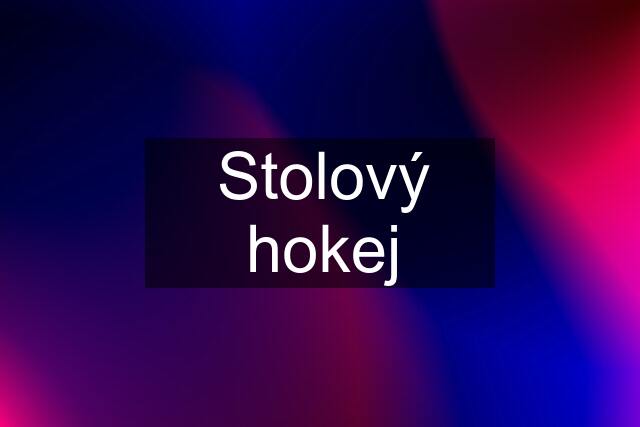 Stolový hokej