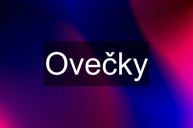 Ovečky