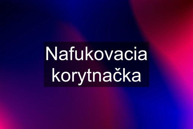 Nafukovacia korytnačka