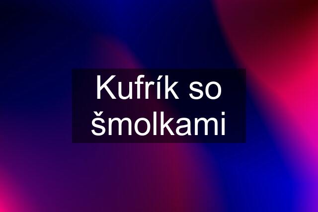 Kufrík so šmolkami