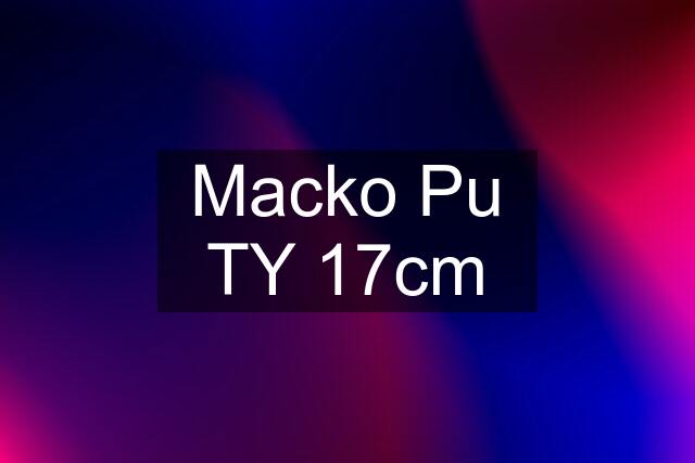 Macko Pu TY 17cm