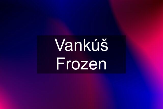 Vankúš Frozen