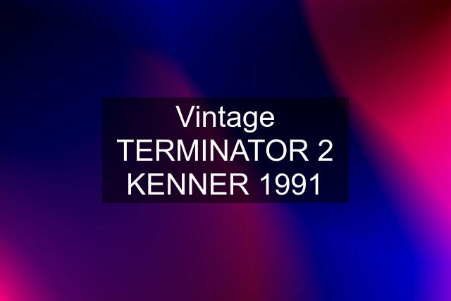 Vintage TERMINATOR 2 KENNER 1991