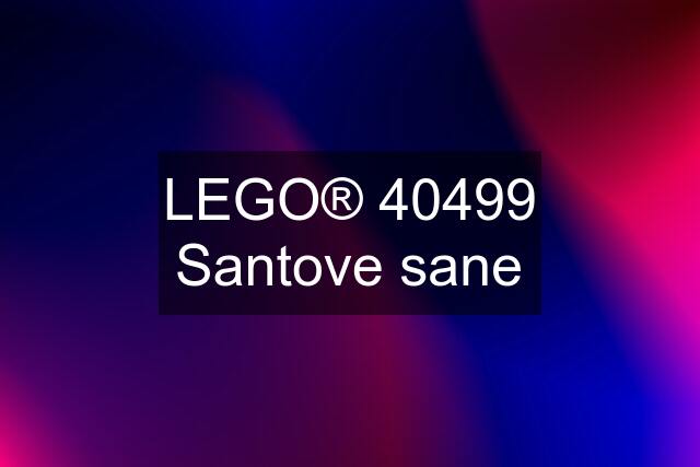 LEGO® 40499 Santove sane