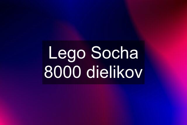 Lego Socha 8000 dielikov