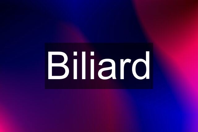 Biliard