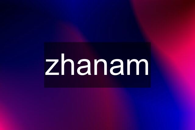 zhanam