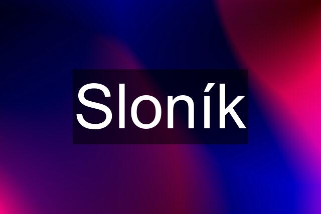 Sloník