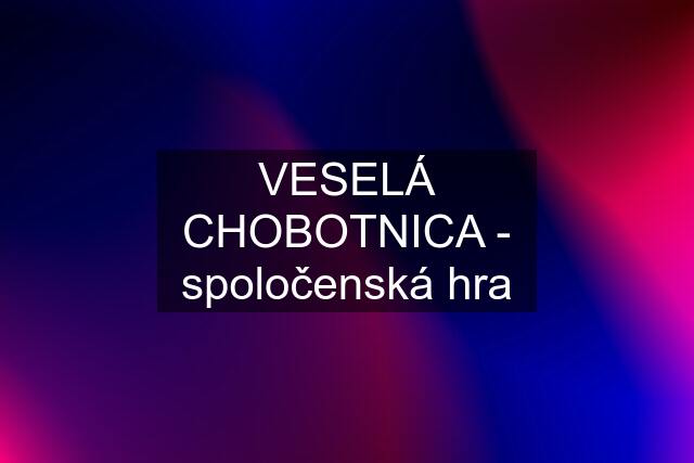 VESELÁ CHOBOTNICA - spoločenská hra