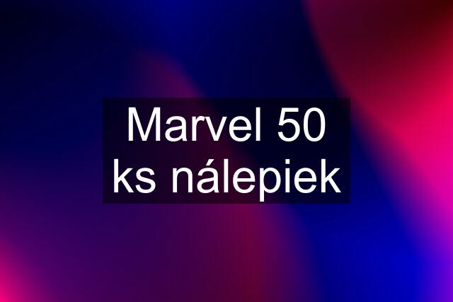 Marvel 50 ks nálepiek