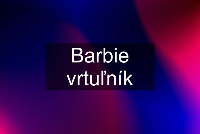 Barbie vrtuľník