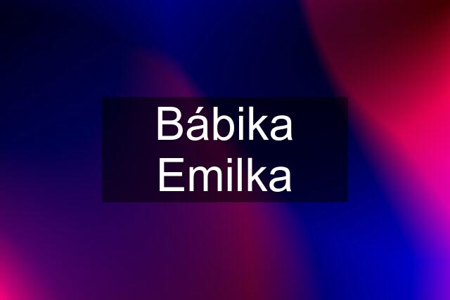 Bábika Emilka