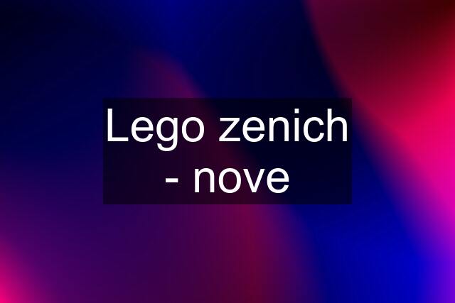Lego zenich - nove