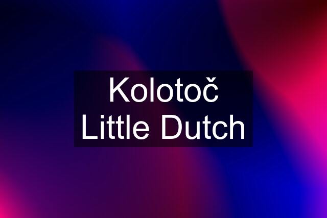 Kolotoč Little Dutch