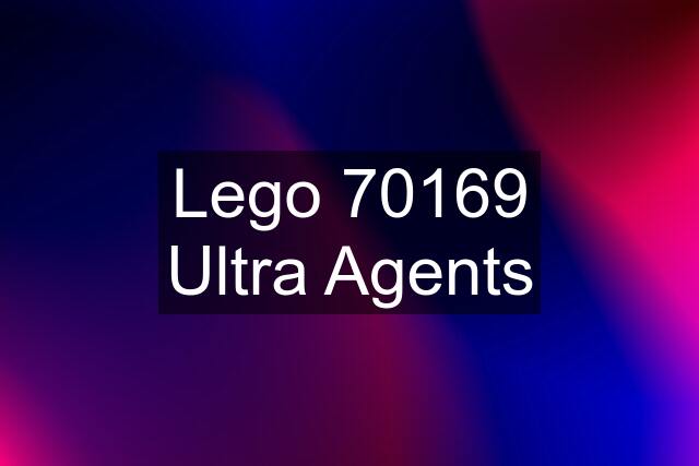 Lego 70169 Ultra Agents