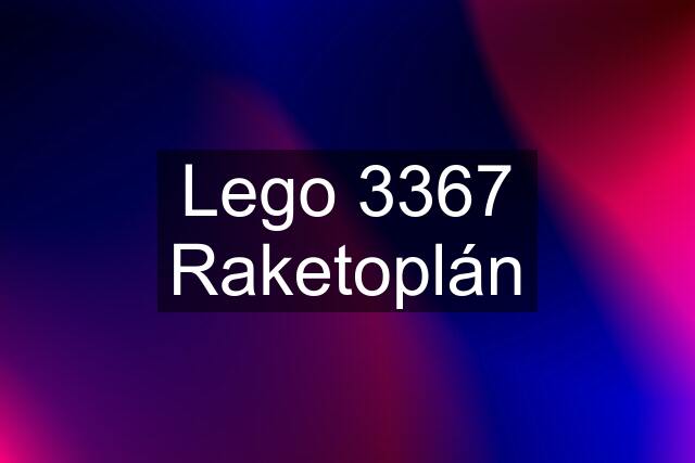 Lego 3367 Raketoplán