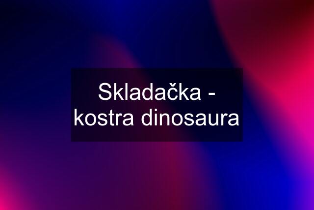 Skladačka - kostra dinosaura